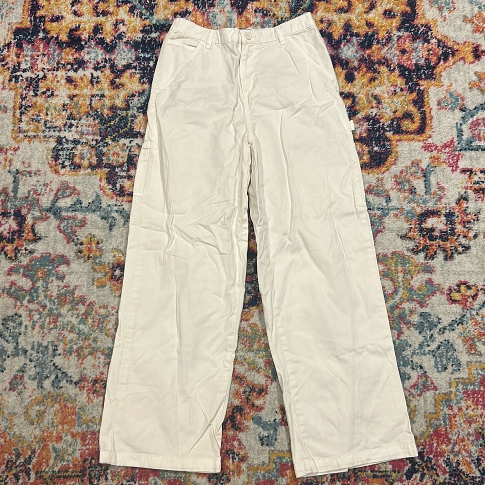 Aeropostale White Carpenter Pants